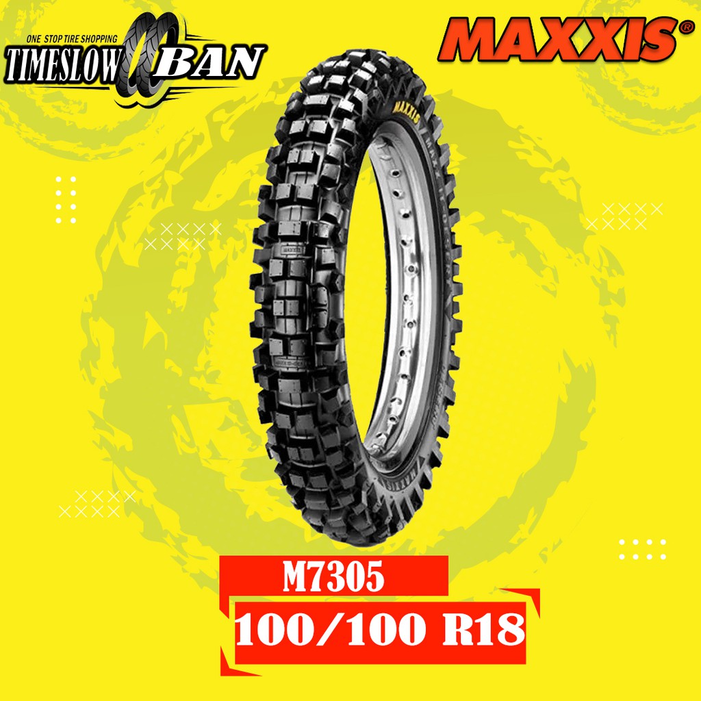 Ban Motor TRAIL IMPOR // MAXXIS M7305 100/100 Ring 18 NON TUBELESS