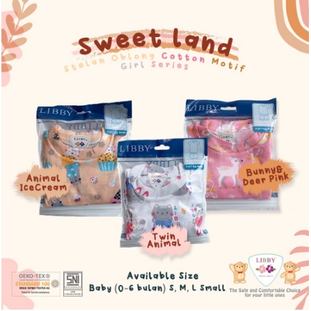 Libby Sweet Land Setelan Oblong Tipis Series Girl