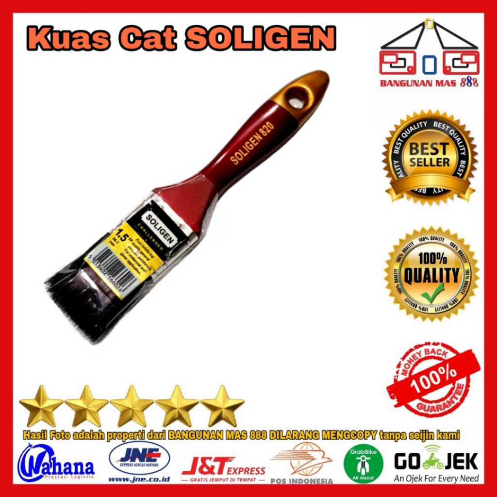 Jual Kuas Soligen In Gg Fiber Cm Kuas Cat Kuasntembok Kuas