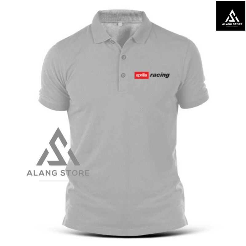 Polo shirt Kaos Kerah Aprilia Racing