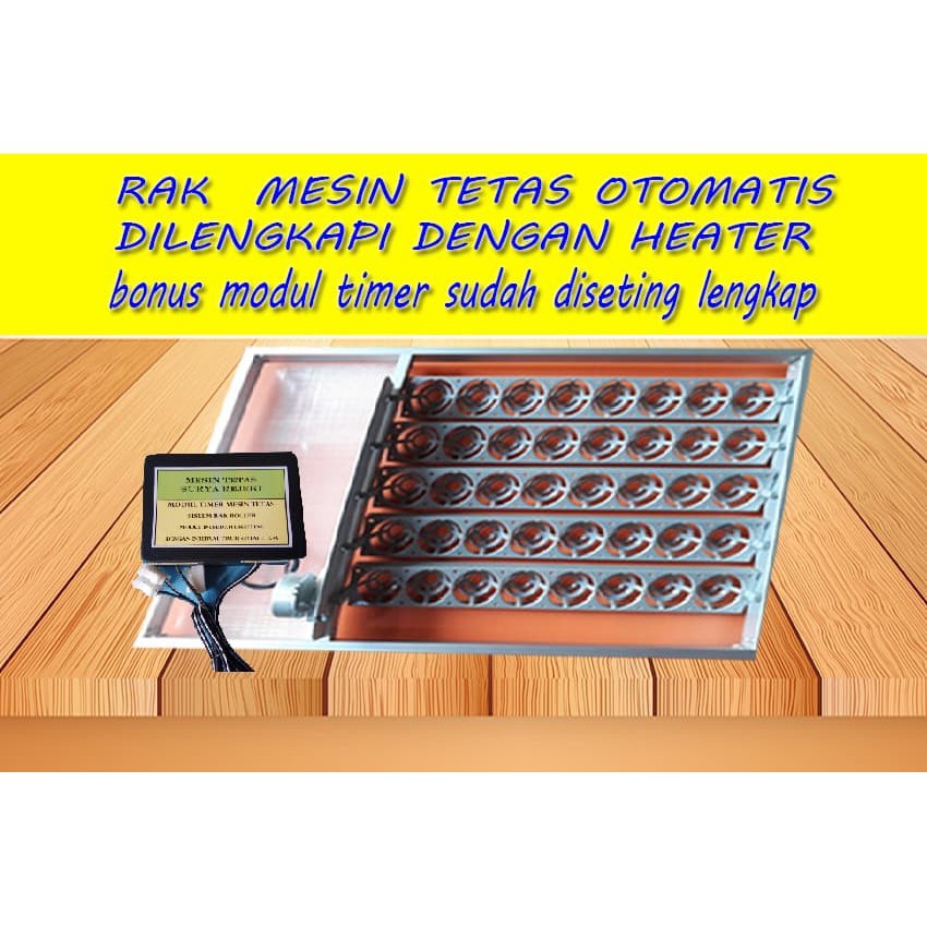 Rak Mesin Tetas Telur Full Otomatis Sistem APB