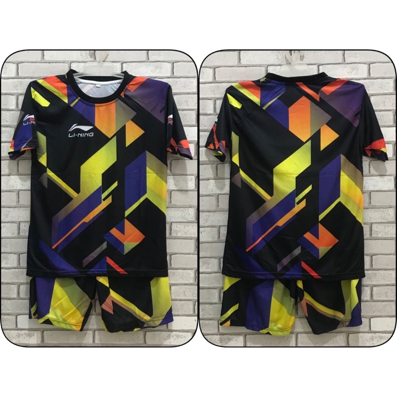 Setelan badminton voly bulu tangkis anak printing kids / jersey seragam olah raga