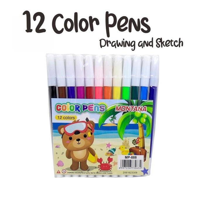 

pensil warna cair spidol 12 warna /ATKProject