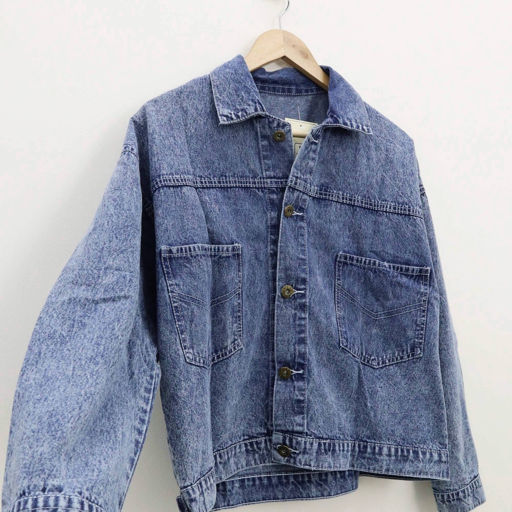 Oversize bearry jacket jeans - Thejanclothes