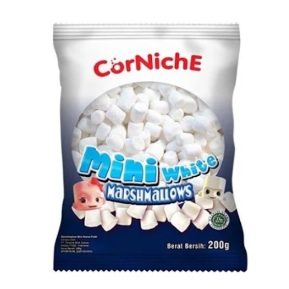 

Corniche Marshmallow Putih Mini 200g