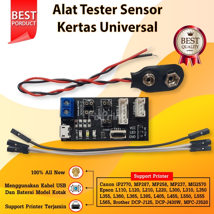 Alat Tester Portable Sensor ASF Canon MP237 iP2770 MP258 MP287 MX328 New