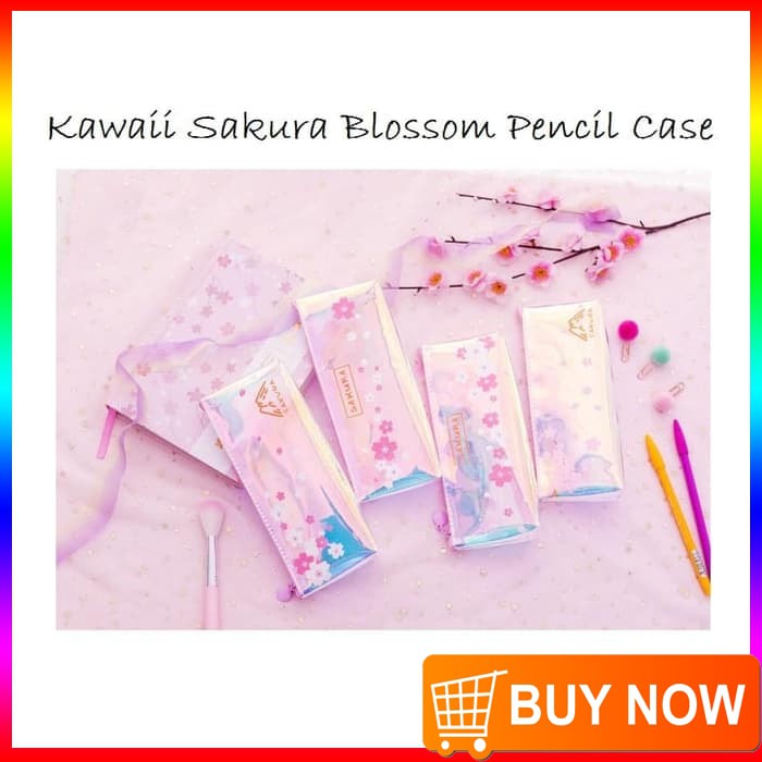

TP0049 Kawaii Sakura Blossom Pencil Case / Tempat Pensil