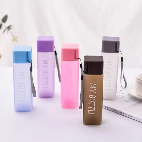 NEW MY BOTTLE PETAK FROSTED / MY BOTTLE PETAK DOFF ( Botol Bahan Plastik BPA FREE)