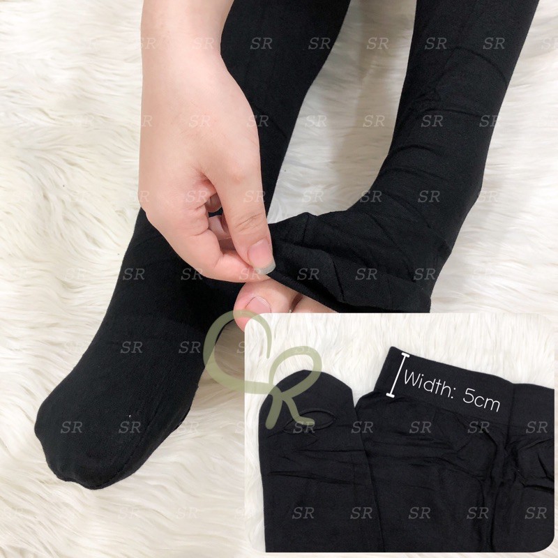 Legging Wudhu Tutup Kaki Wanita Import Premium Katun Melar Jumbo