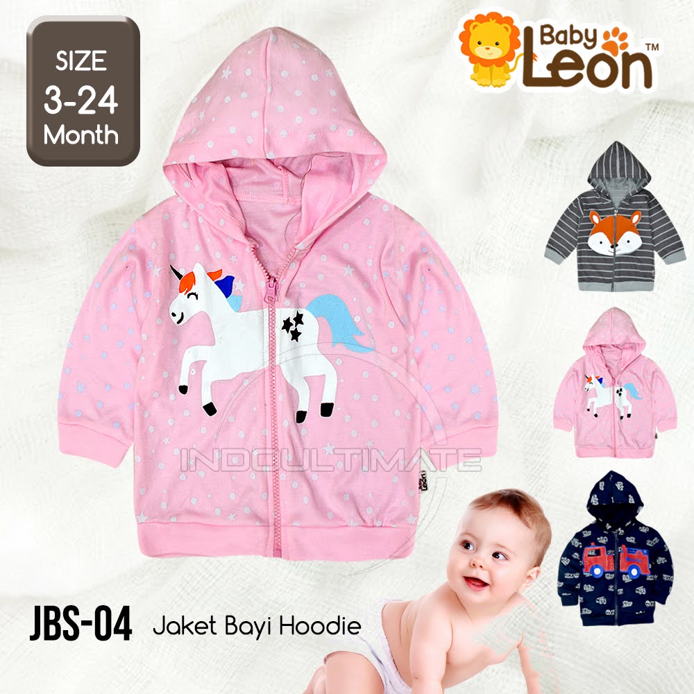 Jaket Bayi Baru Lahir Cowok Cewek Jaket Kupluk Resleting Gambar Baby Leon Jaket Anak Bali Balita