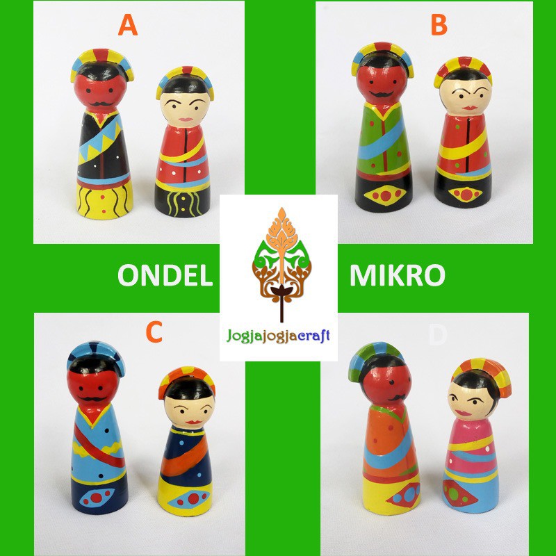 Ondel ondel mini kayu