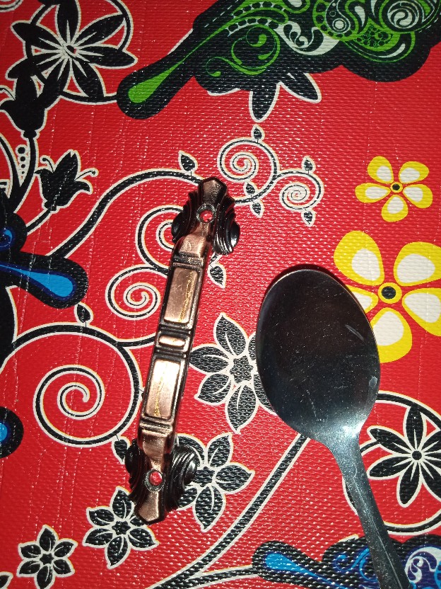 Handle Tarikan Meja Laci Lemari Chrome Emas Antik