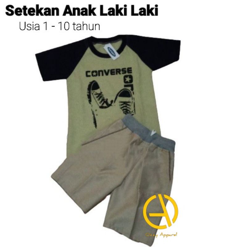 Setelan anak laki laki / Setelan anak Reglan / Setelan anak distro / Koas anak , celana anak - Ozzy Apparel