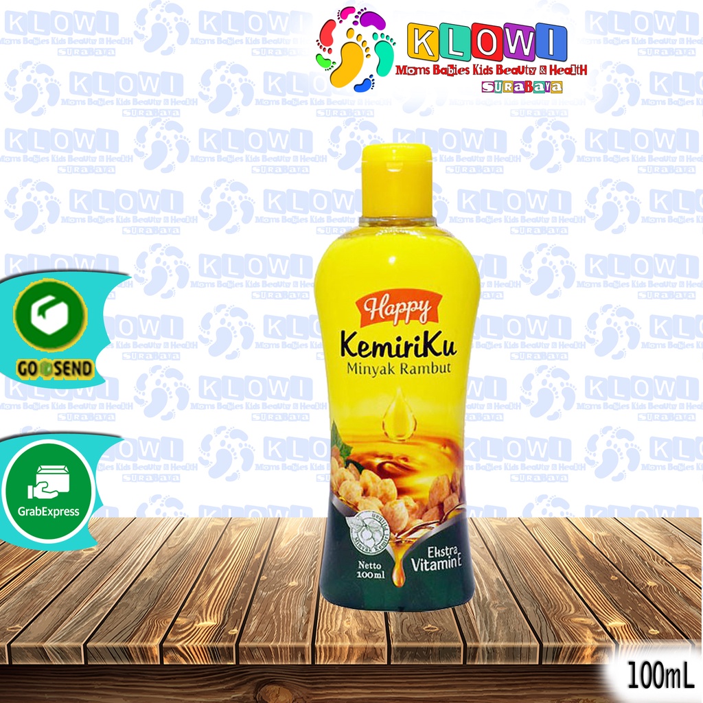 (1PCS) Happy Kemiriku Minyak Rambut 100ml/ Minyak Kemiri / Hair Oil