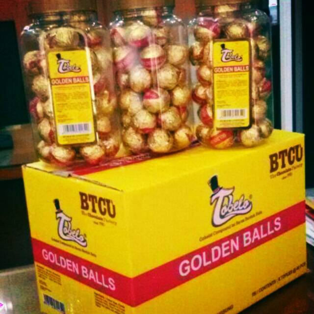 

Coklat Tobelo golden balls