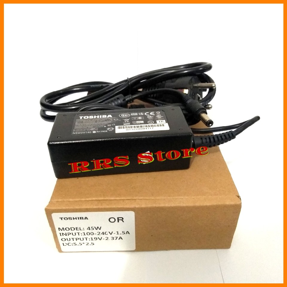 Adaptor Charger Laptop TOSHIBA  19V 2.37A 5.5*2.5MM for Toshiba PA3822E-1ACA PA3822U-1ACA PA5096U-1ACA PA5098U-1ACA PA5177E-1AC3 PA5177U-1ACA