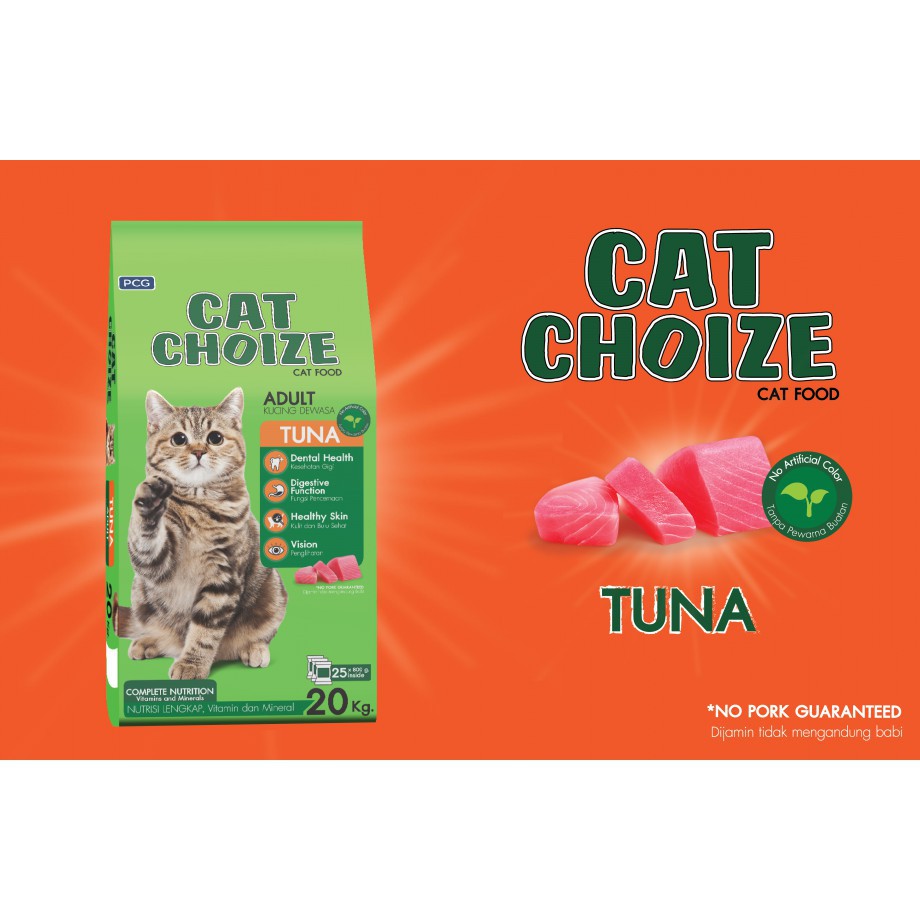 cat choize salmon 800gram adult