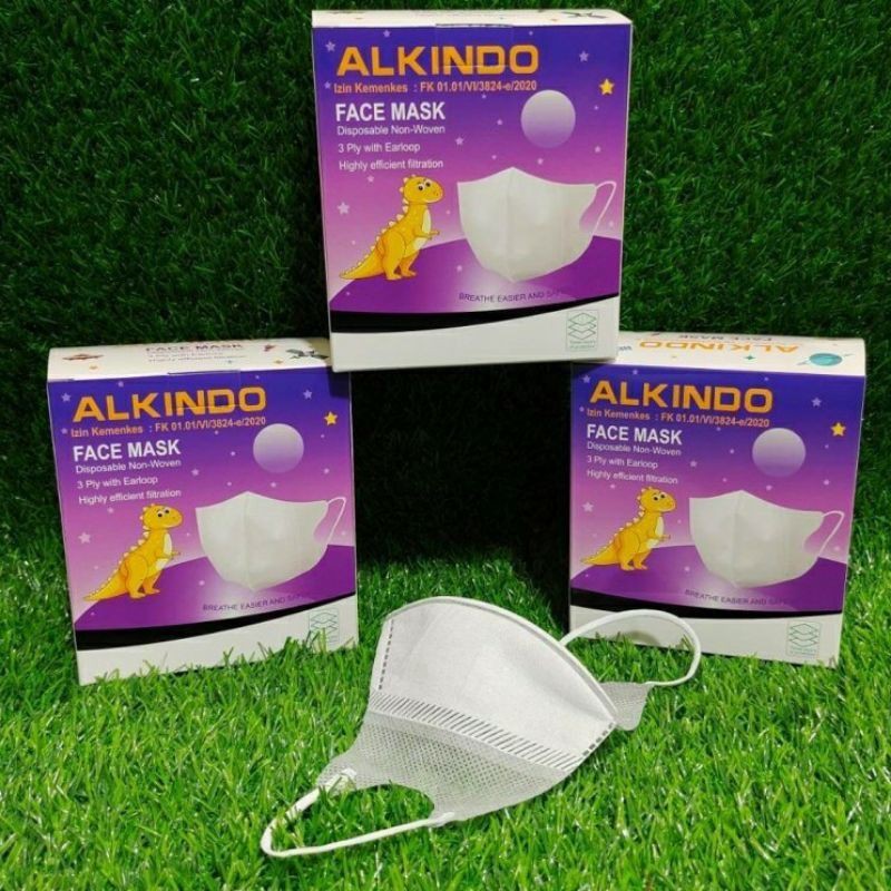 ( ECER ) MASKER DUCKBILL ANAK KARAKTER GARIS HIDUNG MASKER DUCKBILL ANAK GARIS HIDUNG KARAKTER / MASKER DUCKBILL ALKINDO POLOS ANAK