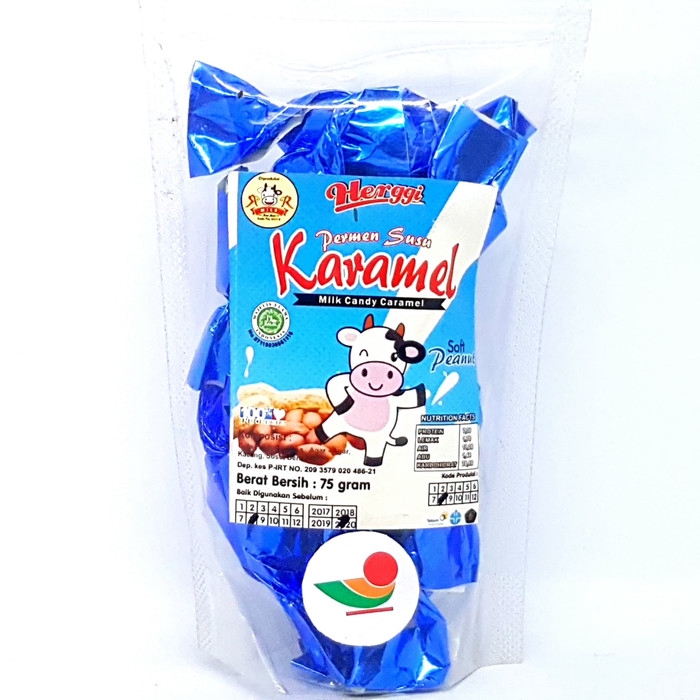 

HERGGI PERMEN KACANG SUSU KARAMEL 75gr | MILK PEANUT CARAMEL CANDY