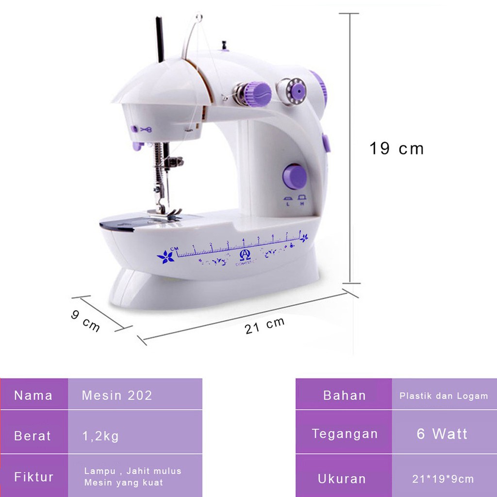 Domestic Mesin Jahit mini Portable