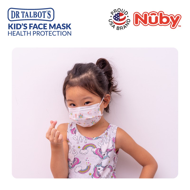 Nuby Dr.Talbot's Kids Face Mask Print / Masker Anak
