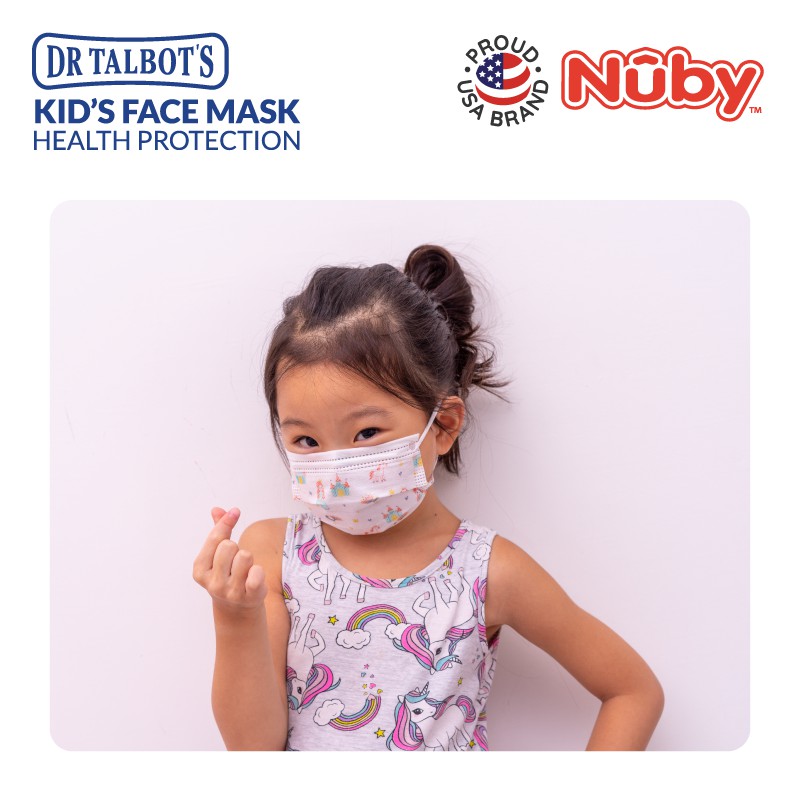 Nuby Dr.Talbot's Kids Face Mask Print / Masker Anak