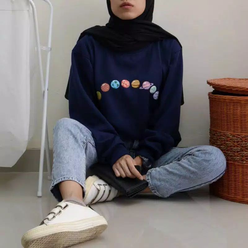 PLANET STREET OBLONG SWEATER PRIA WANITA KEKINIAN TERMUAH