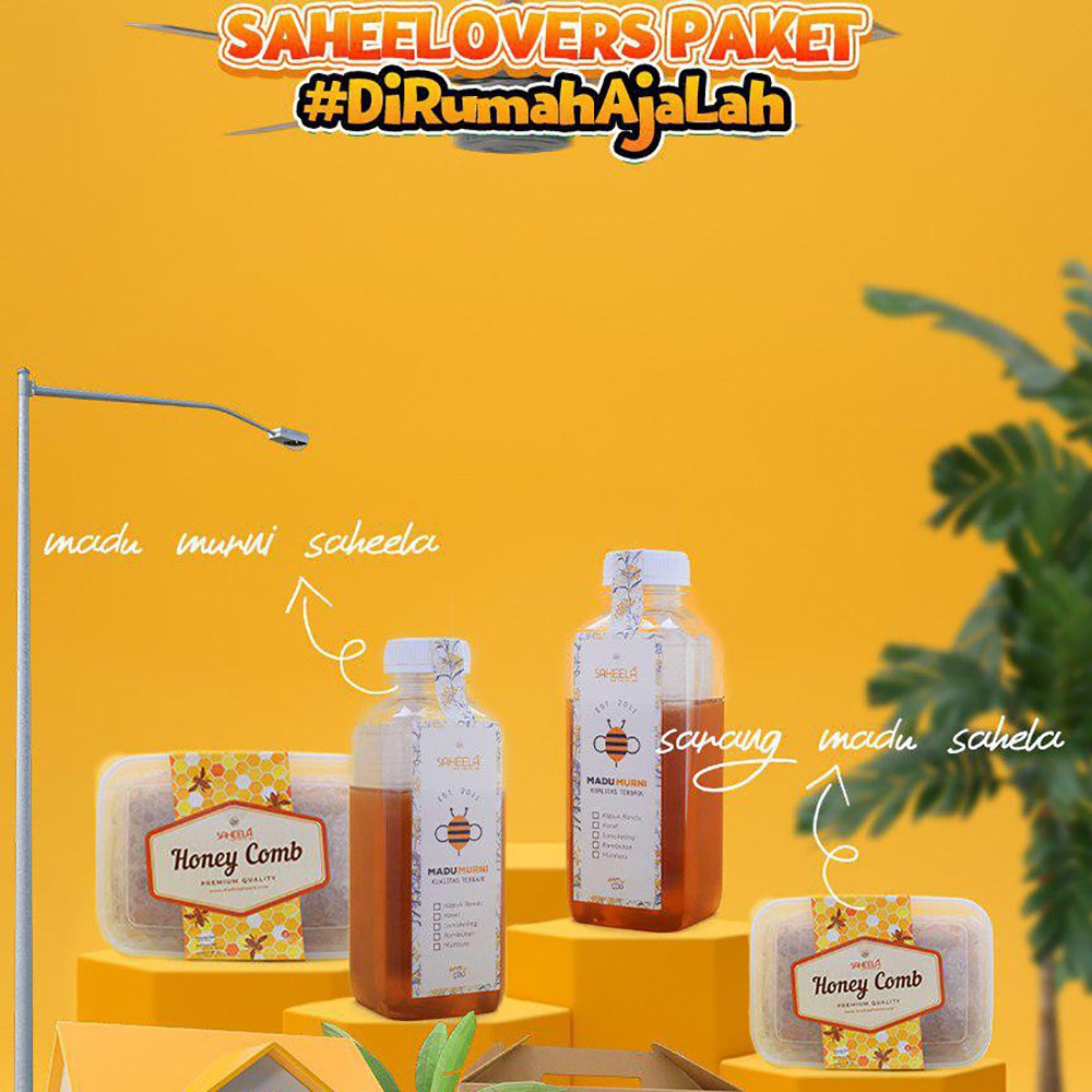 

Paket Sehat 1 Saheela Madu Murni 2 pcs + Madu Sarang 2 pcs Raw Honey Comb Tokoshobi Herbal Healthy