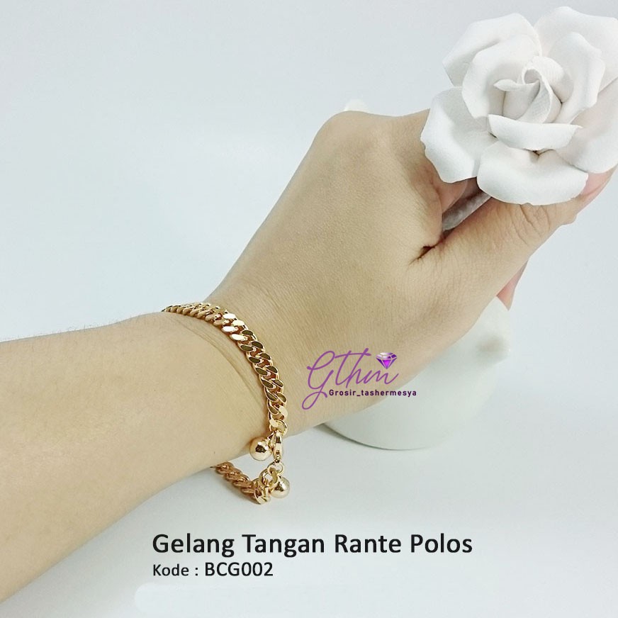 Bracelets Gelang Tangan Wanita High Quality Rante Polos BCW002 xuping