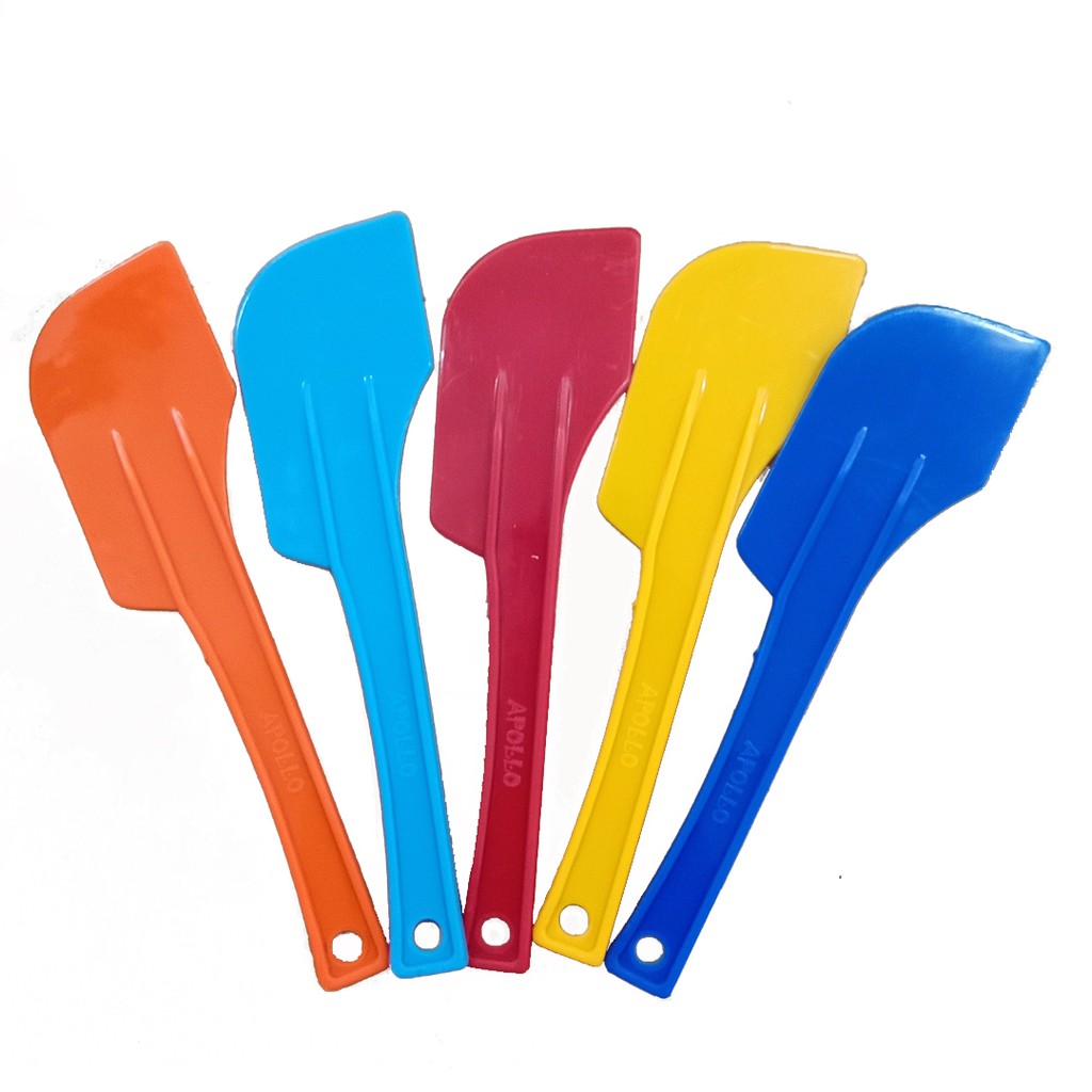 Solet / Sodet Spatula Plastik Isi 12 Pcs Olesan Pengaduk Kue