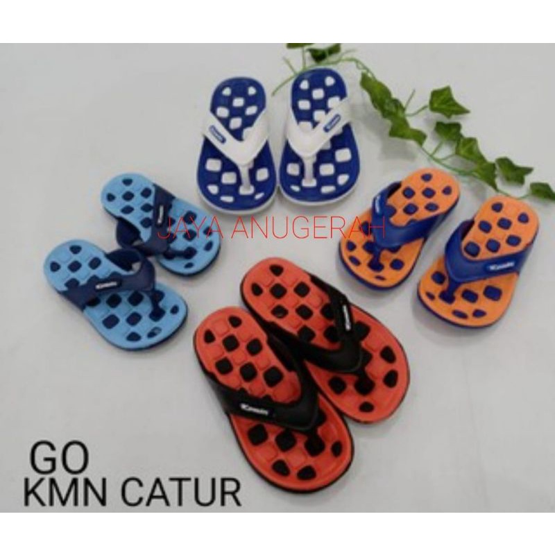 SANDAL JEPIT ANAK MOTIF CATUR MERK KOMIN K2303-3