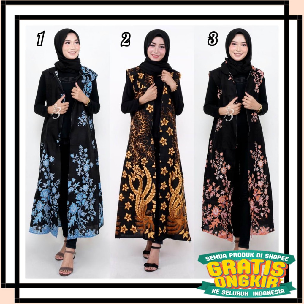 BATIK ANAK DEWASA ORANGTUA ALISAN / Outerwear cardigan batik