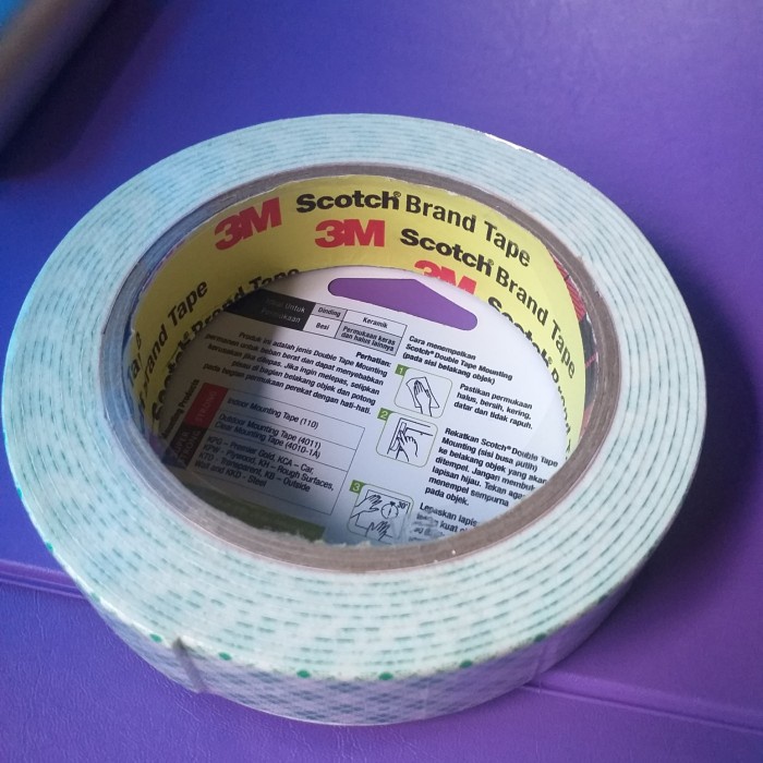 

Sale!!! 3M Scotch Double Tape Mounting Indoor 24 Mm X 3 M Serbaguna Di Ruangan Bagus