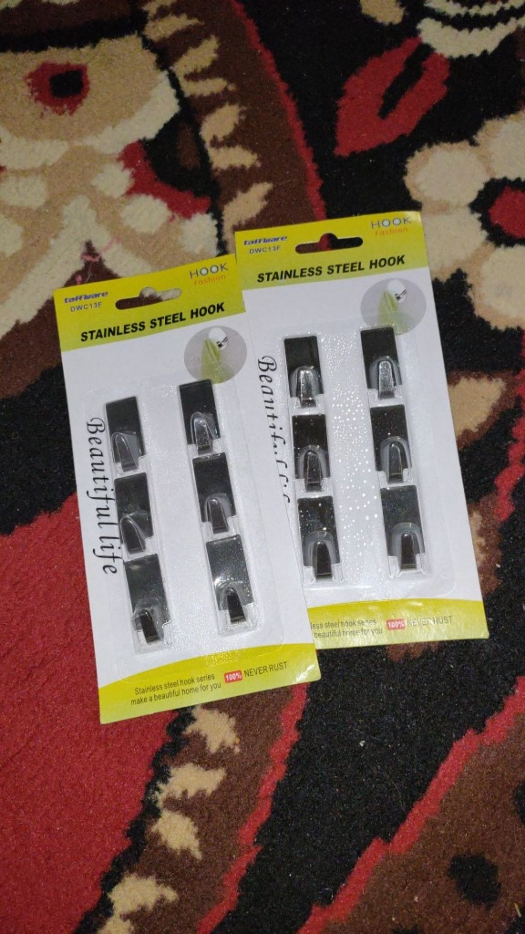 Ruixu Gantungan Serba Guna Adhesive 6 Pcs - Dwc13f