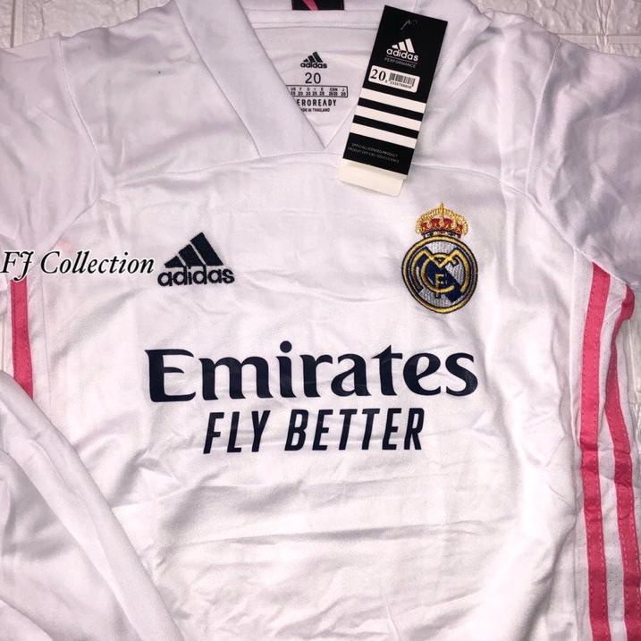 Bagus Banget.. Jersey Anak / Kids REAL MADRID HOME 2020-2021 Grade Ori