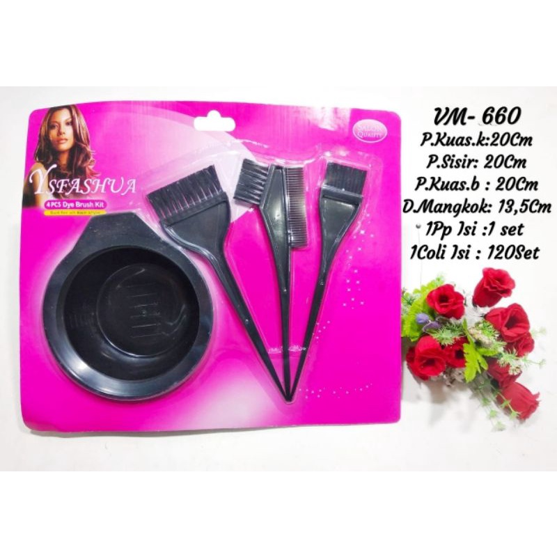 Mangkok Masker Rambut Set|Mangkok Cat Rambut 3pcs|Mangkok Rambut  Set 4pcs