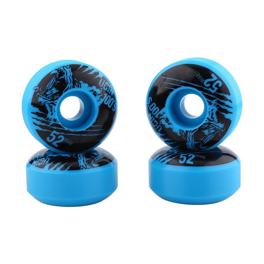 4pcs / set Roda Skateboard 95A 52x30mm Untuk Outdoor