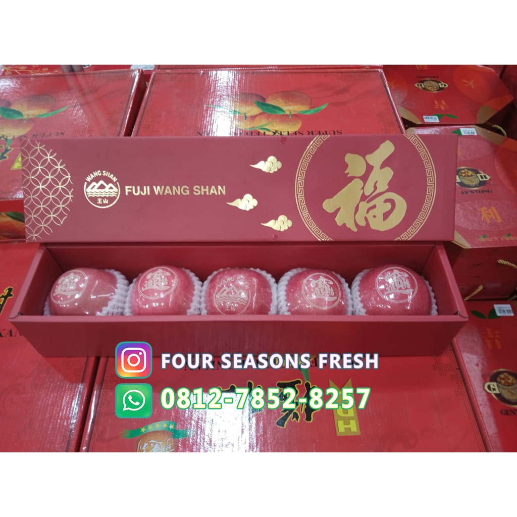 

HADIAH IMLEK CANTIK BUAH APEL FUJI WANG SHAN KEMASAN PERESeGI PANJANG