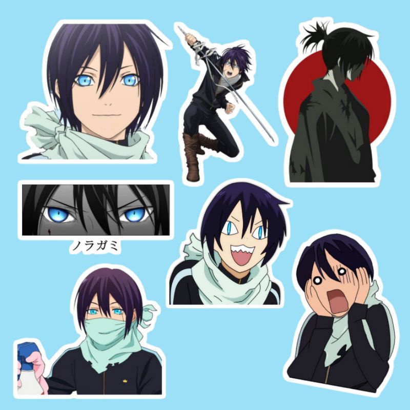 Sticker Anime Noragami sticker yato stiker yukine stiker yato nora