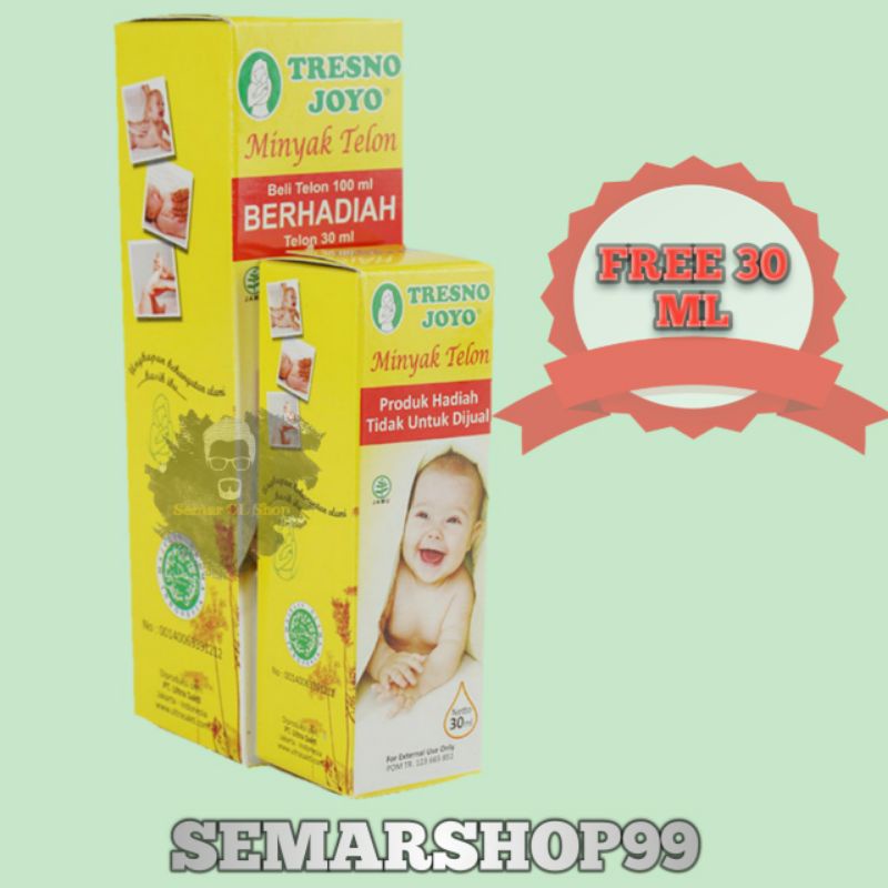 Minyak telon Tresno Joyo 100ml free 30ml