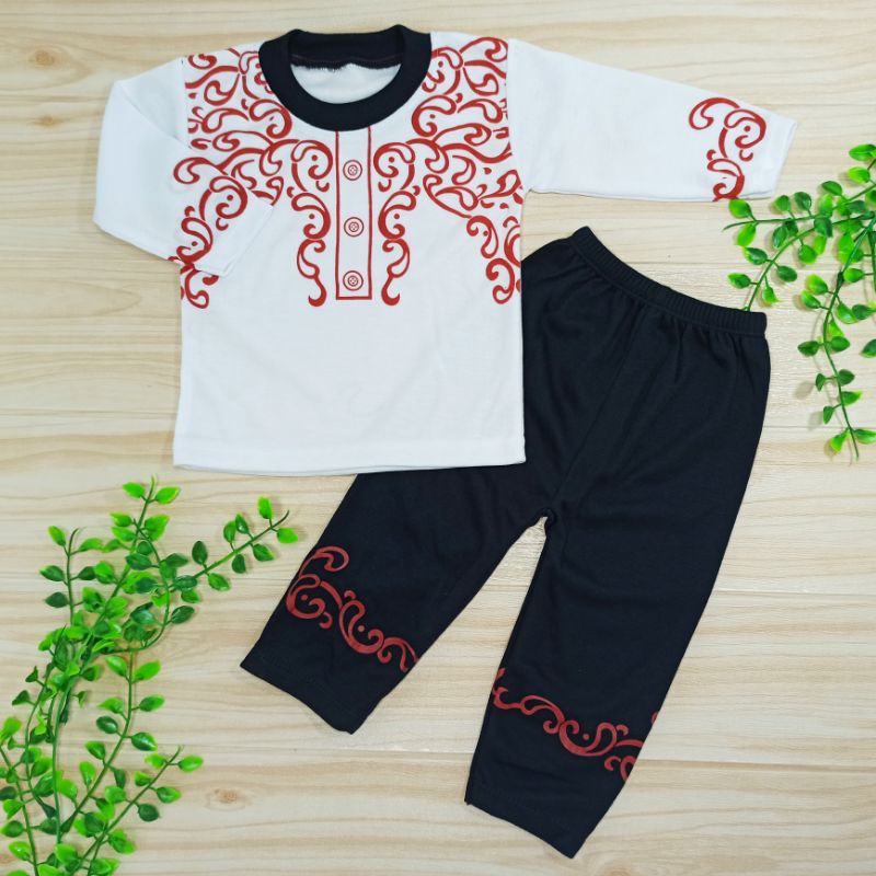 Baju Koko Anak size 0-9bulan, Pakaian Anak Laki-laki, Baju Bayi Laki-laki, Setelan Anak, Baju Aqiqah