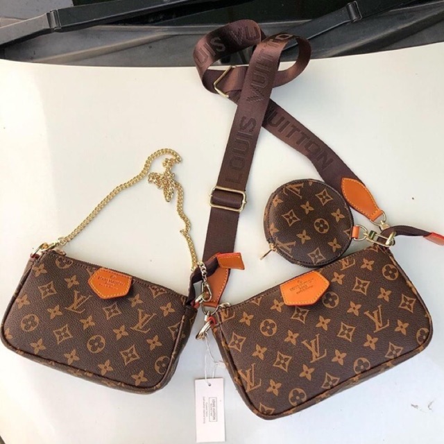 Tas wanita sling bag Import Louis Vuitton Multi Pochette Tas wanita sling bag Import Louis Vuitton Multi Pochette