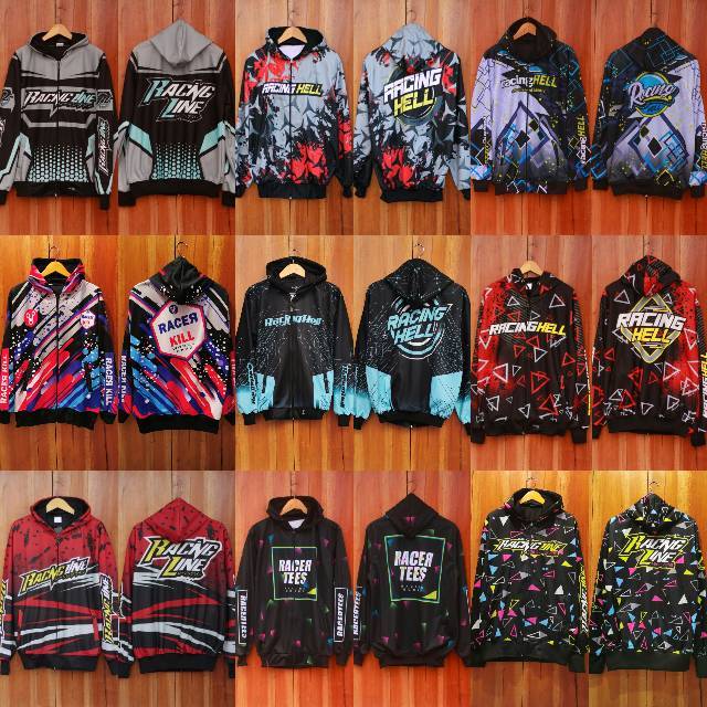  JAKET  RACING  JAKET  RACING  HELL JAKET  RACERTEES Shopee 