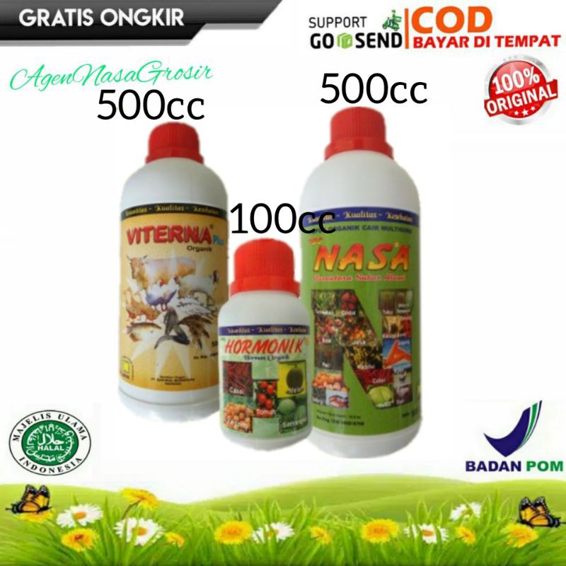 PAKET PETERNAKAN NASA KAMBING/SAPI/AYAM,HORMONIK,VITERNA,POC