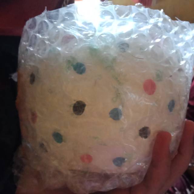 Vas bunga tanah liat_karya tanah liat.doraemon tanah liat.