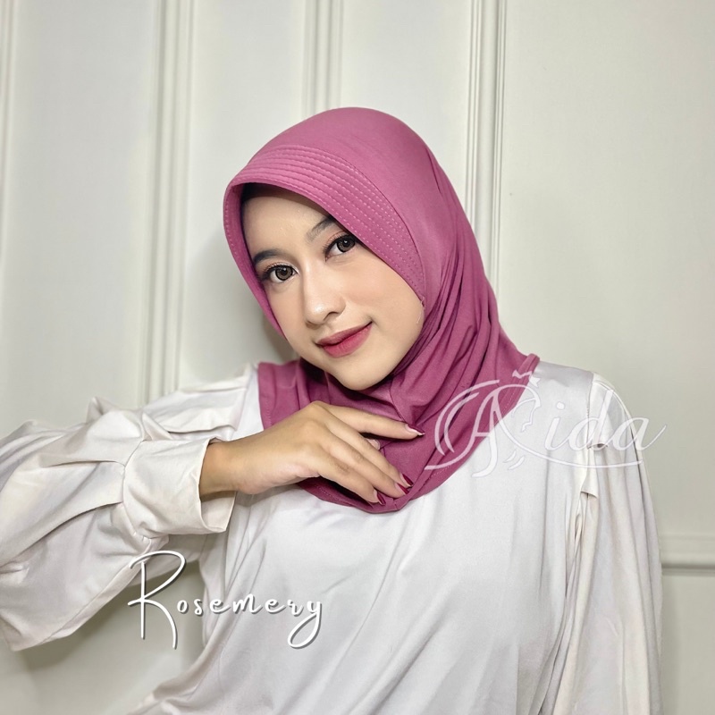 Hijab Sport Volly Premium-Rosemary