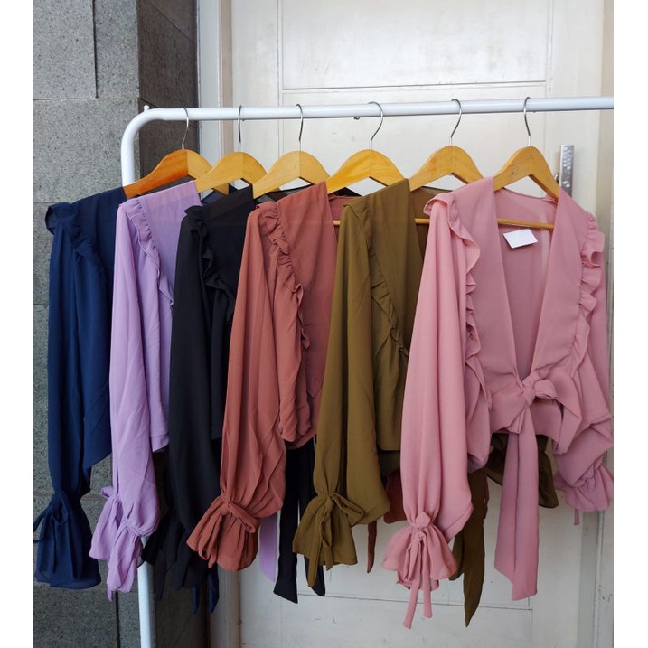 COD OUTER WANITA/LUARAN GAMIS WANITA Bhn ceruty| bs ecer | oshin grosir kudus