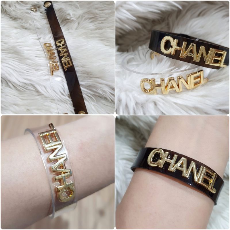 Gelang Brandad Band Gelang Jelly Fashion Import Premium Quality Tidak Karatan Gelang kulit Branded Band G0102