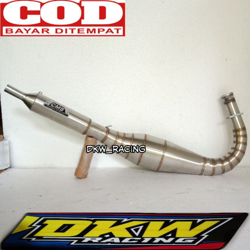Knalpot RX king RX S Kolong Telo CMS Fullstainles