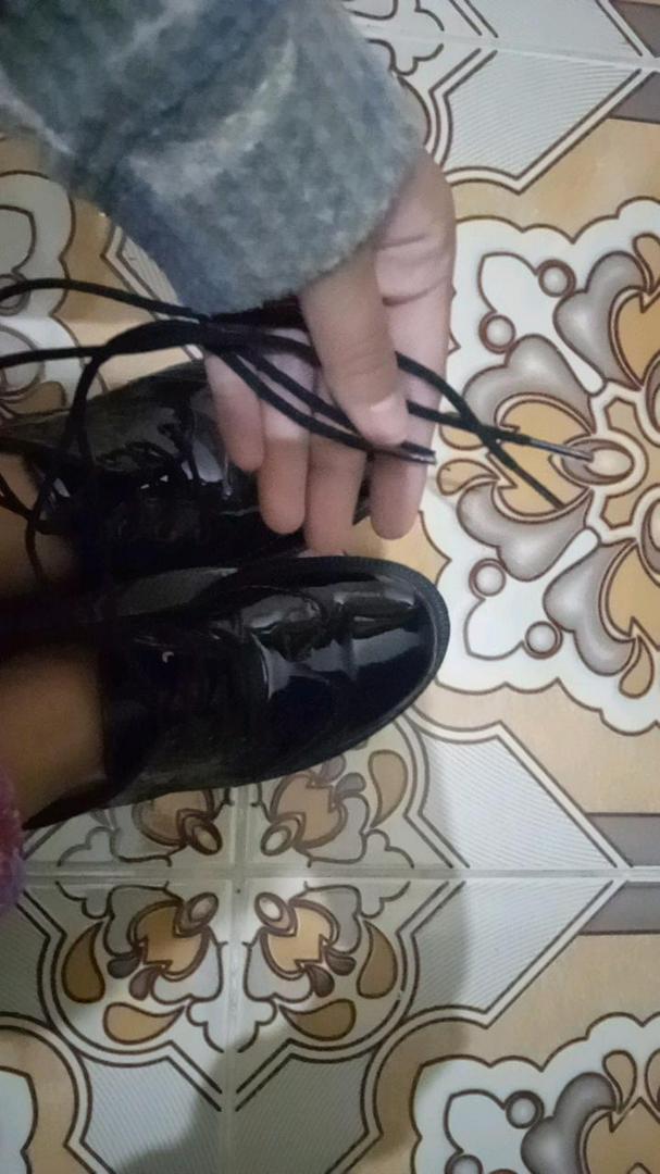 Sepatu Wanita Basic Docmart Tali / Sepatu Kasual Fkh 006